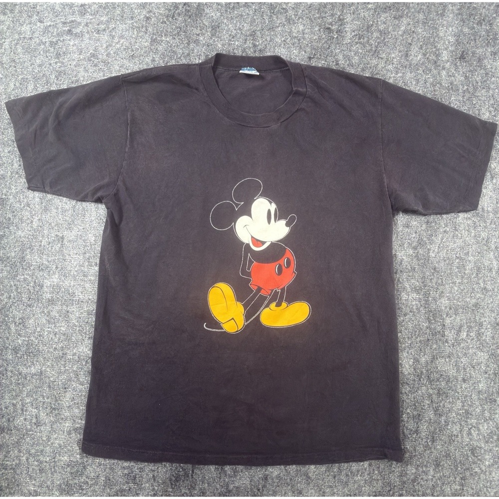 Disney Character Fashions Shirt Mickey Mouse Vintage 80s XL USA